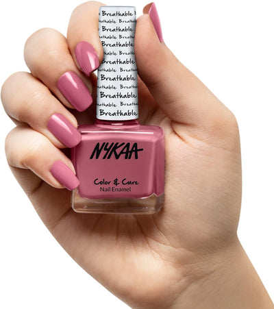 Nykaa Breathable Nail Enamel - Slow Love 315, Colour Cosmetics - Image 2