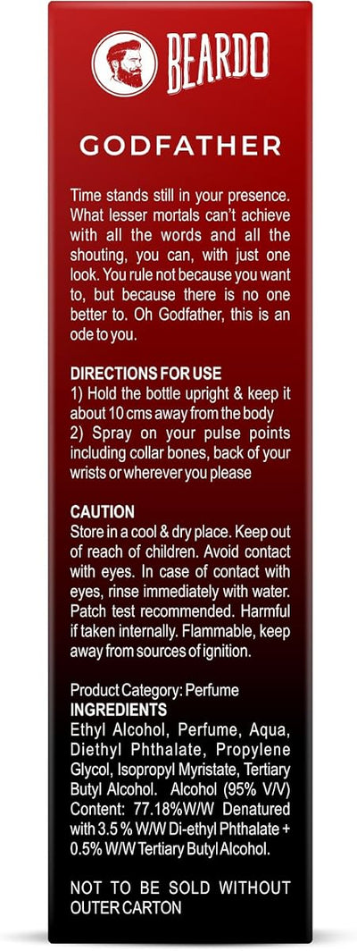 Beardo Godfather Perfume - Aromatic Spicy Scent, 100ml - Image 8