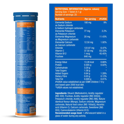 Fast & Up Reload Mango - Electrolyte Hydration Drink, 500g - Image 6