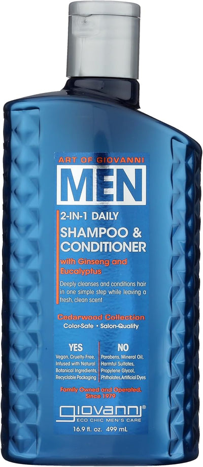 Giovanni Men 2 In 1 Shampoo & Conditioner 499ML