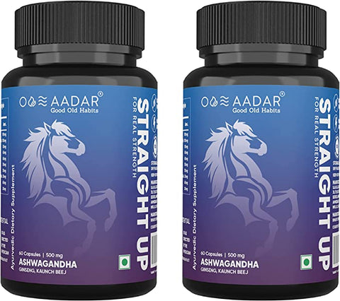 AADAR Ayurveda Straight Up Capsule (60 Capsules)