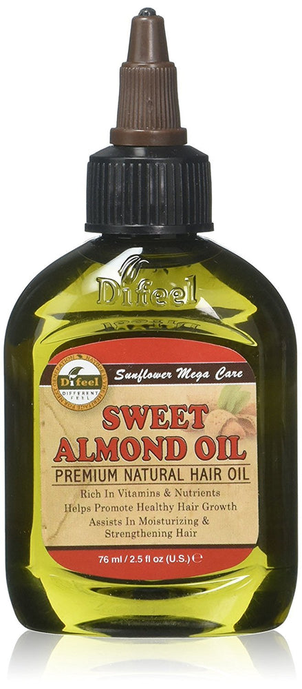 Difeel 99% Natural Blend Sweet Almond Hair Oil 75Ml