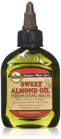 Difeel 99% Natural Blend Sweet Almond Hair Oil 75Ml
