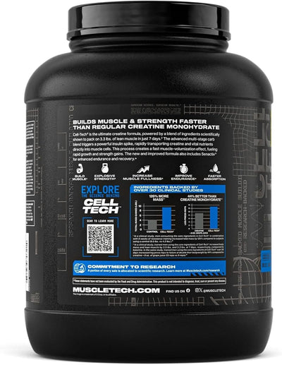 Muscletech Cell-Tech Creatine Powder - Fruit Punch, 6 lb - Image 3