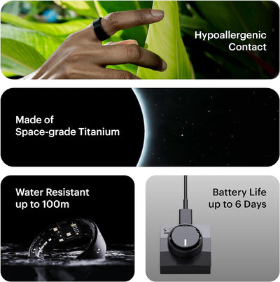 Ultrahuman Matt Black Health Monitoring Ring - Image 6