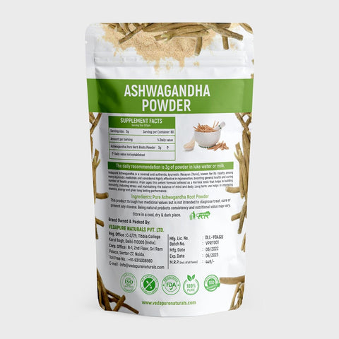 Vedapure Ashwagandha Powder 100 gram