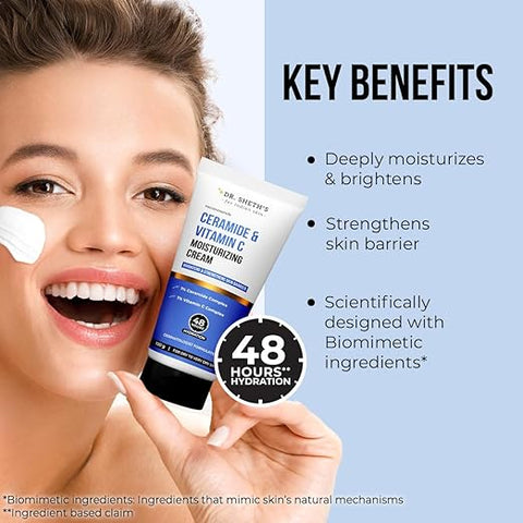 Dr. Sheth'S Ceramide & Vitamin C Moisturizing Cream 100G