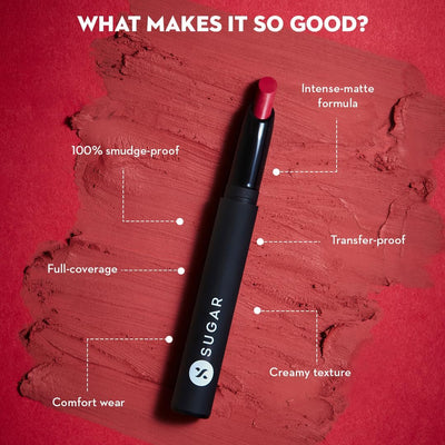 Sugar Cosmetics Matte Attack Transferproof Lipstick - 09 The Peach Boys - Image 3