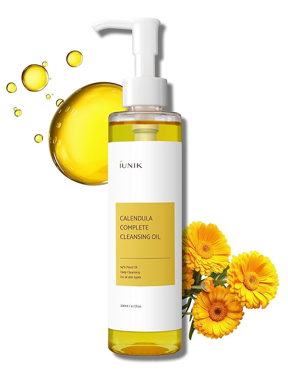 iUNIK Calendula Complete Deep Cleansing Oil - Face Cleanser, 150ml
