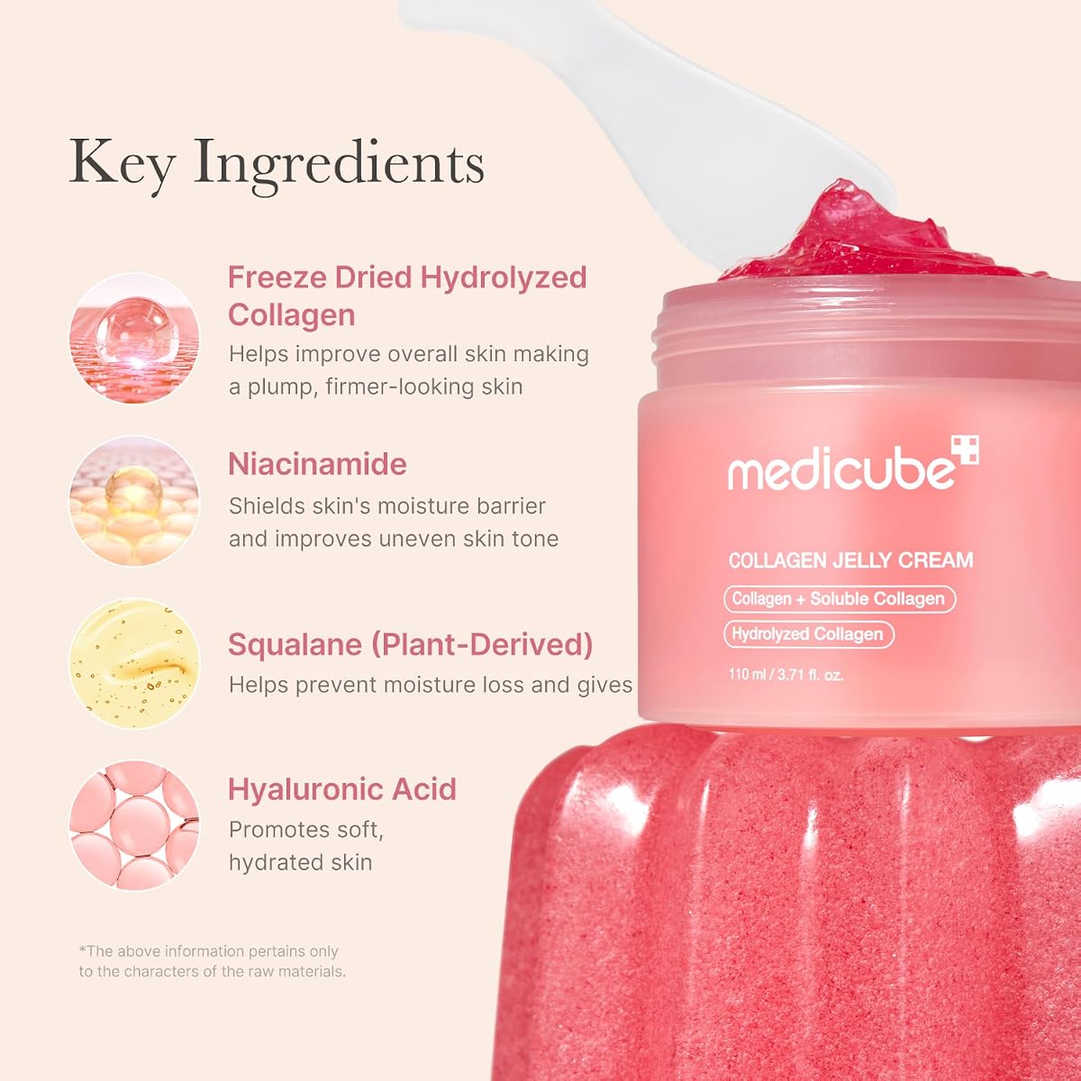 Medicube Collagen Jelly Cream - Niacinamide & Hydrolyzed Collagen - 110ml - Image 4