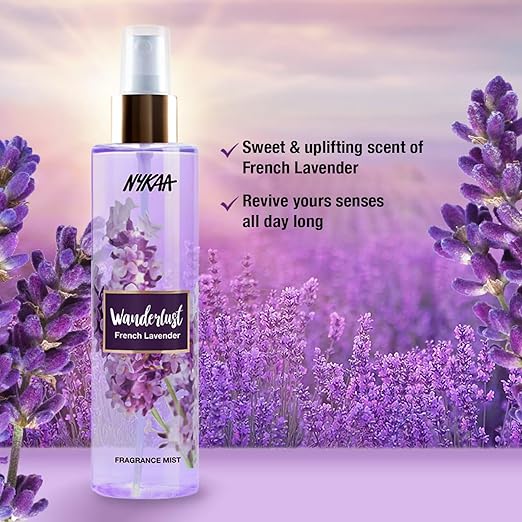 Nykaa Wanderlust French Lavender Fine Fragrance Mist - 250ml - Image 4