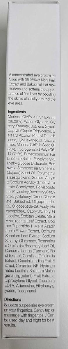 CELIMAX Noni Ultimate Eye Cream - 36.26% Noni Extract with Bakuchiol & Retinol - 20ml - Image 8