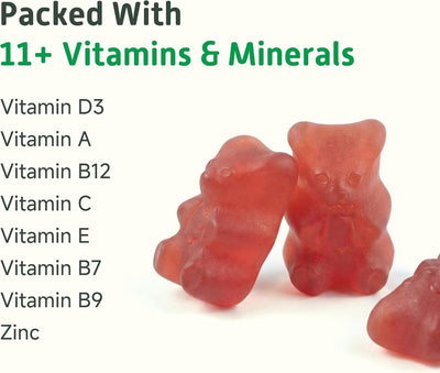 Little Joys Multivitamin Gummies for Kids - Strawberry Flavour, 90 Count - Image 4