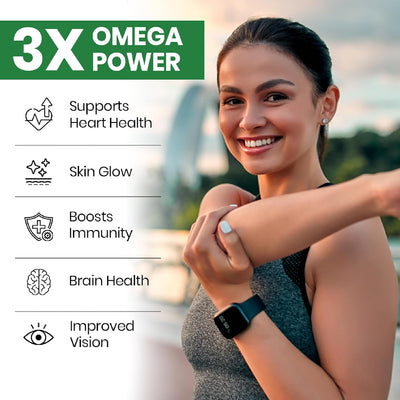 Himalayan Organics Vegan Omega 3 6 9 Supplement – 90 Veg Capsules - Image 5