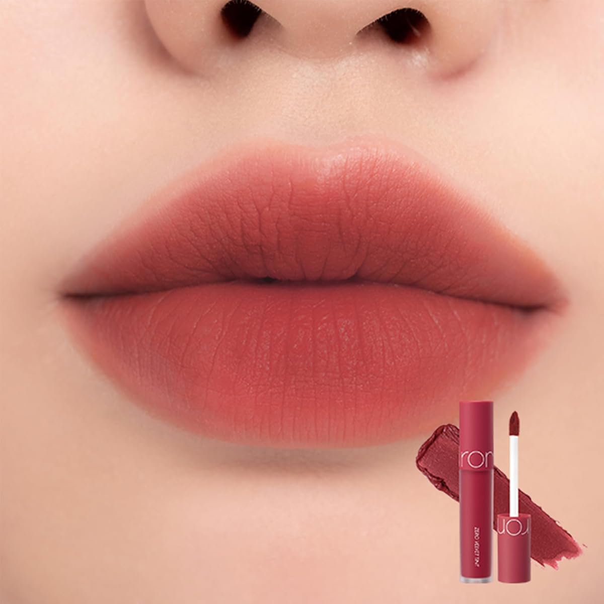 Rom&Nd Zero Velvet Tint 14 Pecan Tarte - Matte Lip Tint, 5.5g - Image 2