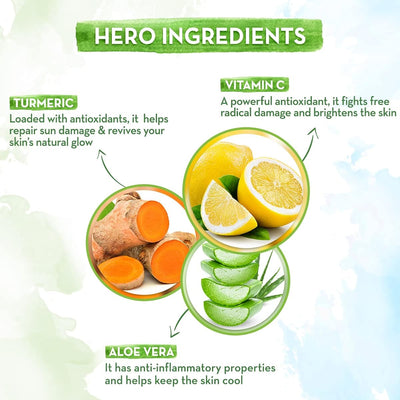 Mamaearth Skin Illuminate Sunscreen Gel with Turmeric, Aloe Vera & Vitamin C - SPF 50, 50g - Image 4