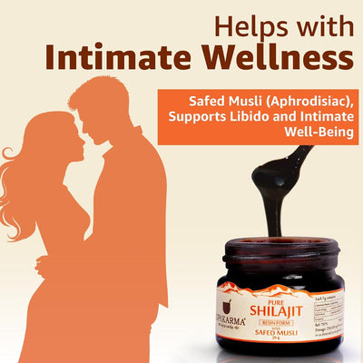 Upakarma Shilajit with Safed Musli Resin - 20g Ayurvedic Supplement - Image 6