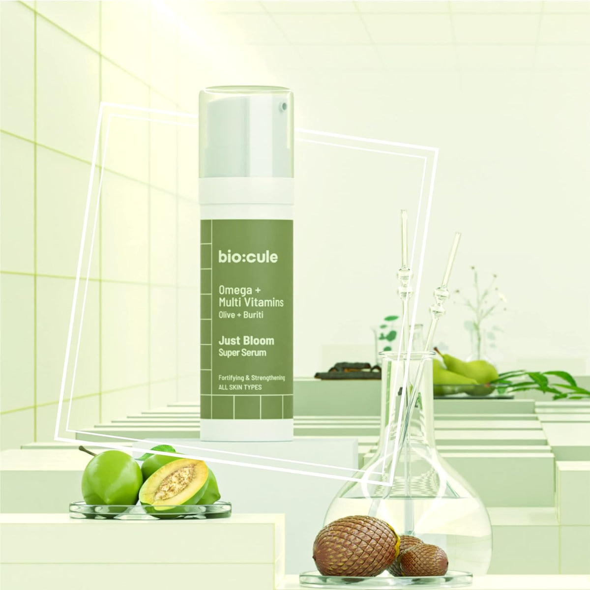 Biocule Face Moisturiser - Omega & Multivitamins, 15ml - Image 2