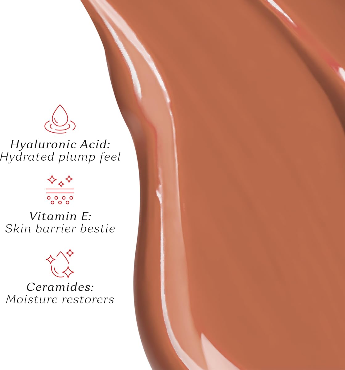 Color Cupid Liquid Lipstick with Hyaluronic Acid & Ceramide, Long-Stay Mocha LL8 - 4ml - Image 4