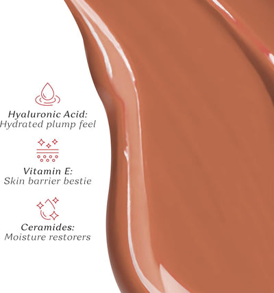 Color Cupid Liquid Lipstick with Hyaluronic Acid & Ceramide, Long-Stay Mocha LL8 - 4ml - Image 4