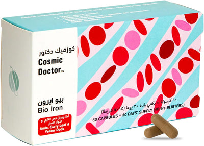 Cosmic Doctor Bio Iron – Food-Based Iron for Energy & Blood Health (Doctor Curated)
