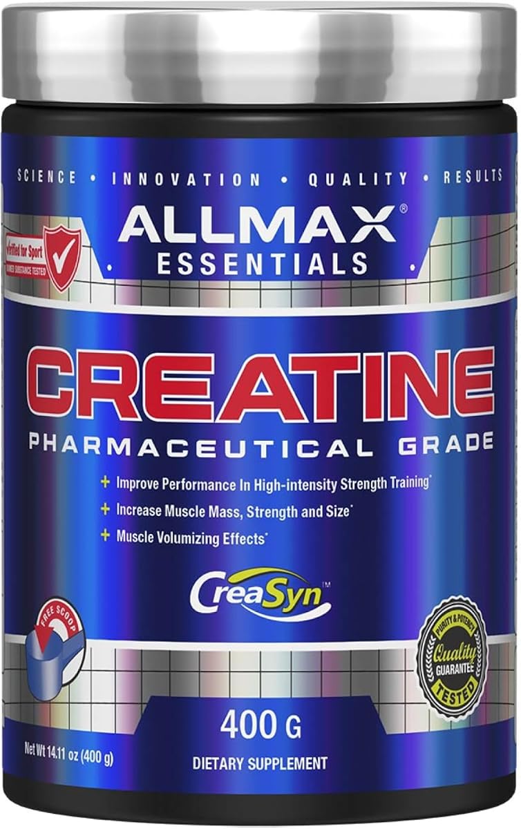Allmax Creatine Monohydrate Powder - 400g Sports Nutrition Supplement
