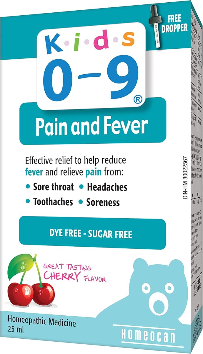 Kids Pain and Fever Drops - Cherry Flavour, 25ml
