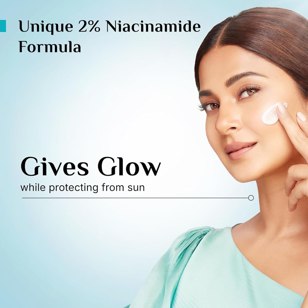 Pilgrim 2% Niacinamide Glow Gel Sunscreen SPF 50+ with Squalane - 50g - Image 4