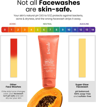 Foxtale Super Glow Face Wash with Vitamin C & Papaya Enzymes - 150ml - Image 5