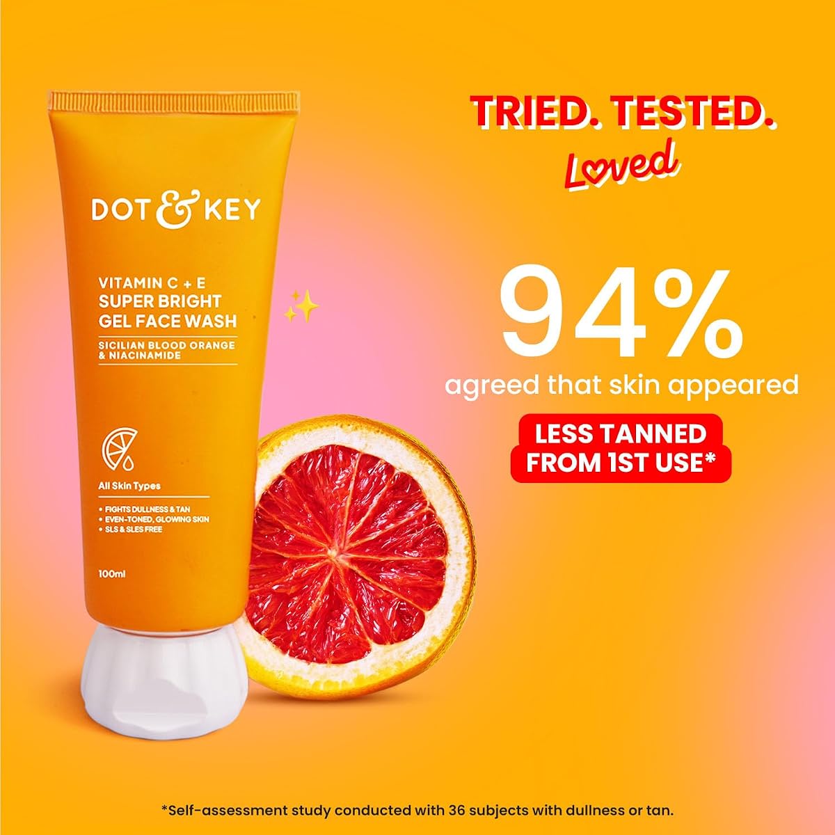 Dot & Key Vitamin C + E Gel Face Cleanser - 100ml - Image 5