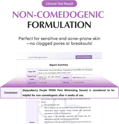 Eqqualberry Purple PDRN Serum - Vegan Collagen, Niacinamide & CICA, 30ml - Image 7