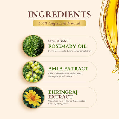 Lotus Organics+ Hair Fall Control Multi-Herbs Oil - 200ml - Image 4