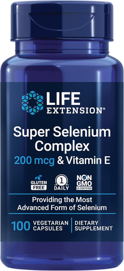 Life Extension Super Selenium Complex, 200 mcg, 100 veg capsules