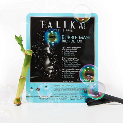 Talika Bubble Mask Bio Detox - Oxygenating Anti-Pollution Sheet Mask with Bamboo Charcoal - Image 2