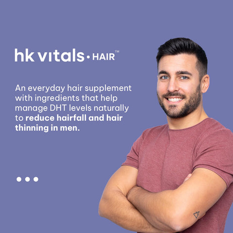 HK Vitals Dht Blocker With Biotin (60 Tablets) | Stinging Nettle And Soya Protein | Helps Reduce Hair Fall, Stimulates Hair Growth