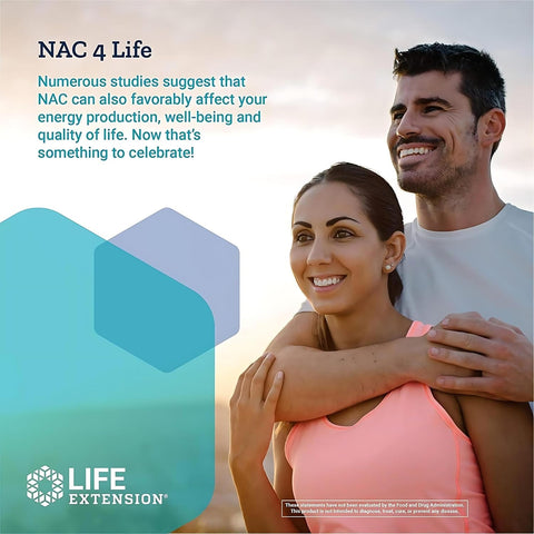 Life Extension N-Acetyl-L-Cysteine, 600 mg, 60 capsules