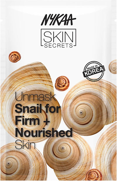 Nykaa Skin Secrets Snail Sheet Mask - Hydrating Facial Mask