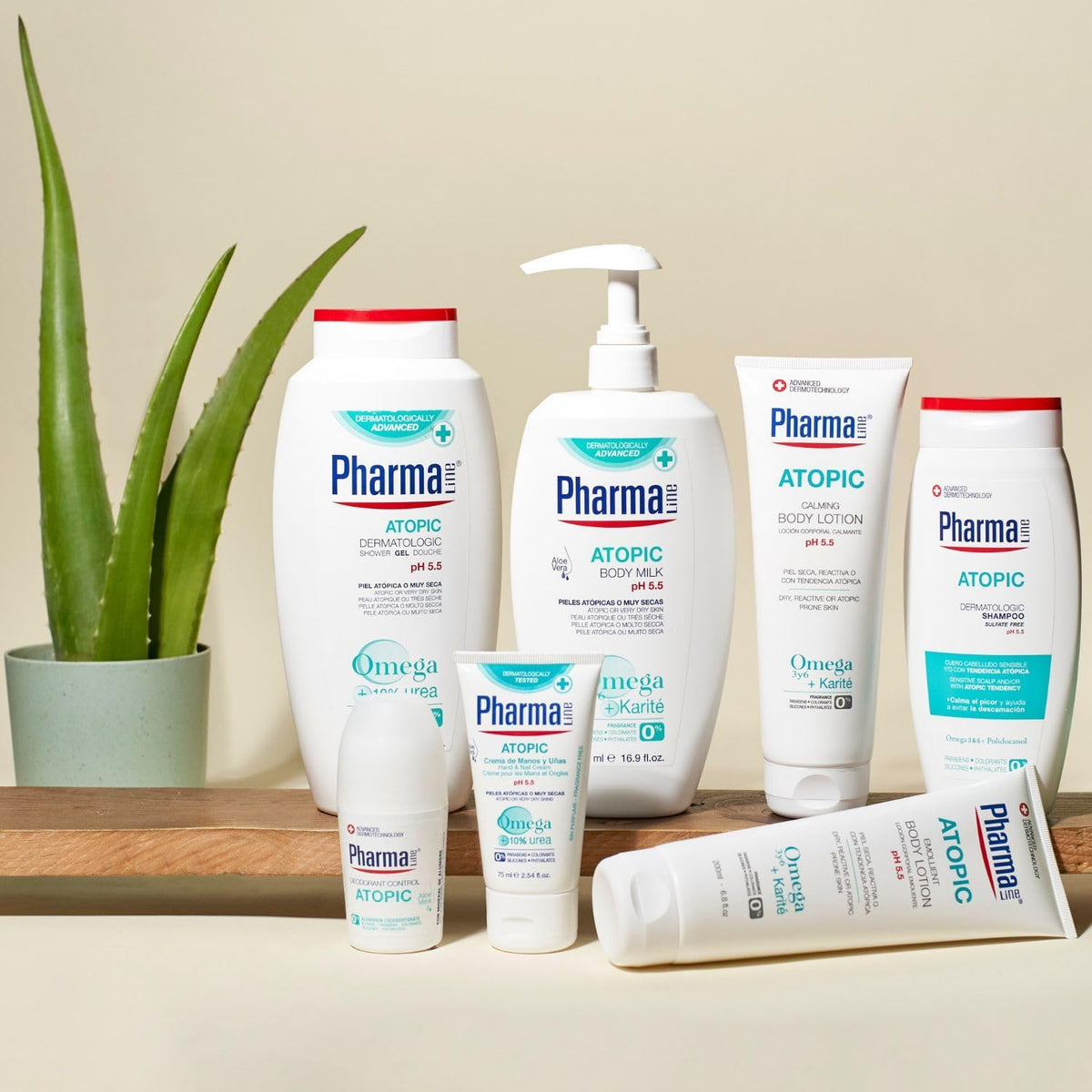 PharmaLine Atopic Shampoo - Soothing Care for Sensitive Scalp, 250ml - Image 3