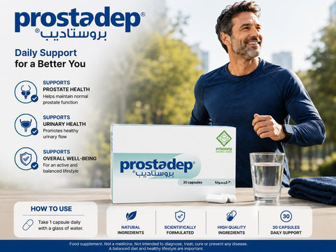 Prostadep Saw Palmetto 320 mg and Orthosiphon Stamineus 120 mg 30 Capsules