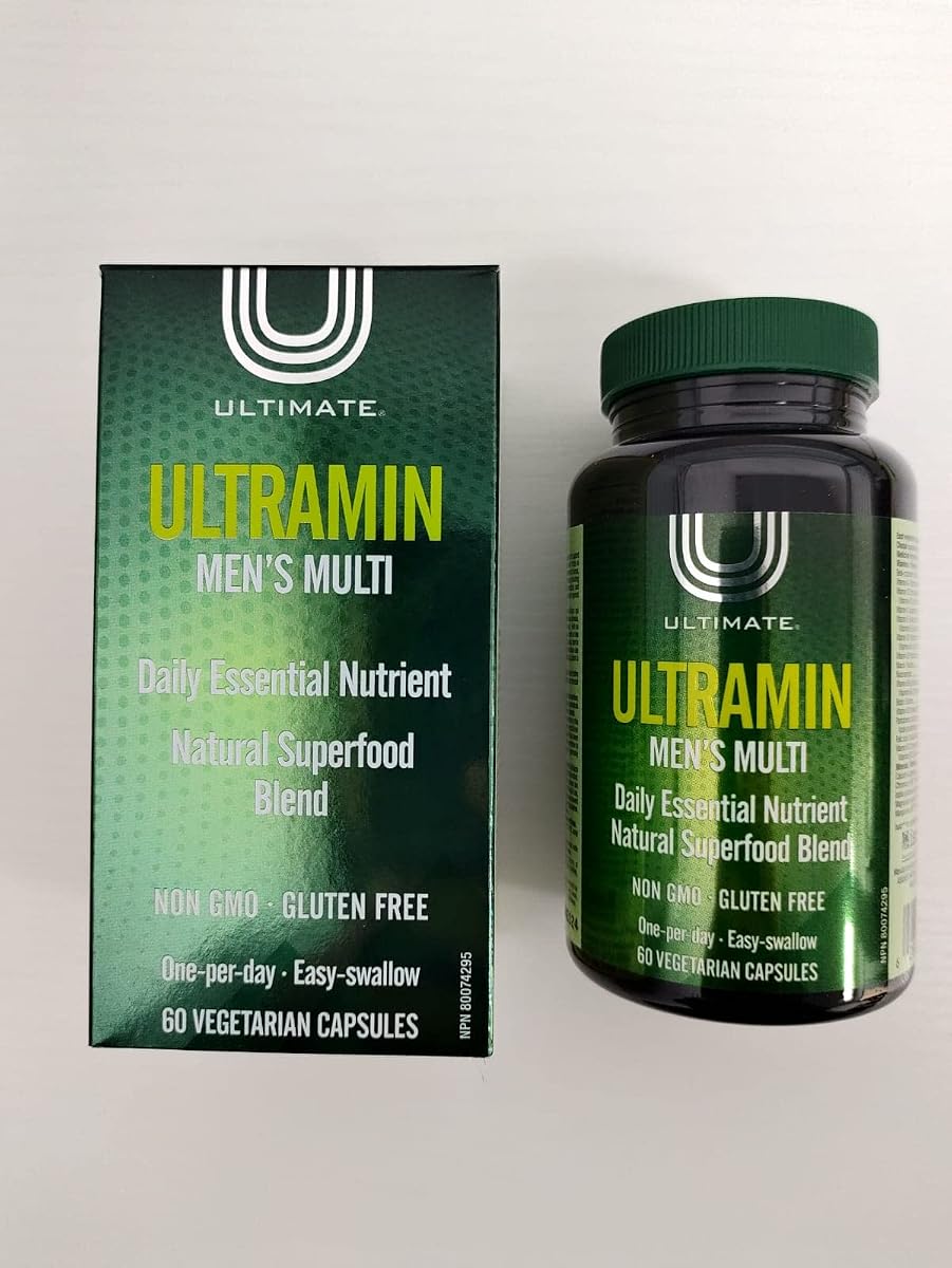 Ultimate Ultramin Men's Multivitamin - Non-GMO, Vegetarian Capsules - 60 Count - Image 2