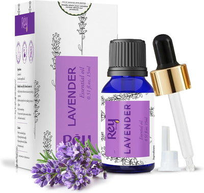 ReyNaturals Lavender Essential Oil - Pure, 100% Natural - 15ml