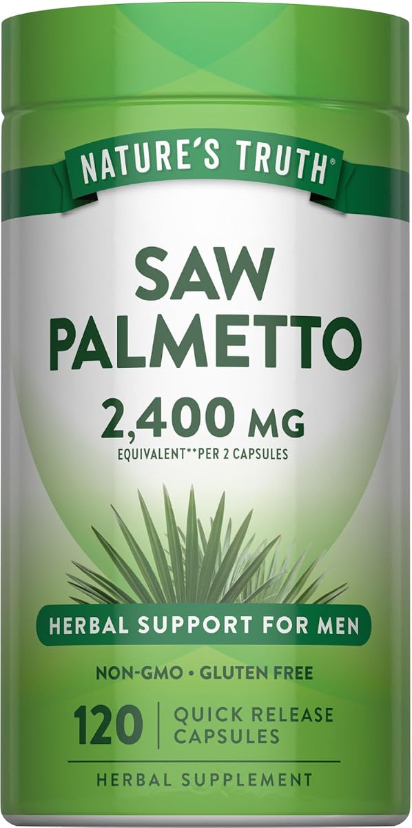 Nature's Truth Saw Palmetto Herbal Complex - 120 Capsules