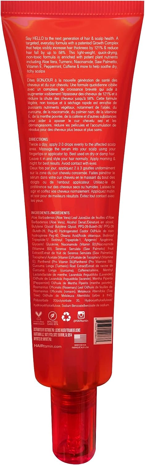 Hairtamin Scalp Serum - Natural Hair Growth Formula, 60ml - Image 3