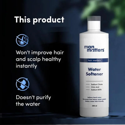 Man Matters Hair Treatment Water Softener Solution - 500ml - Image 7