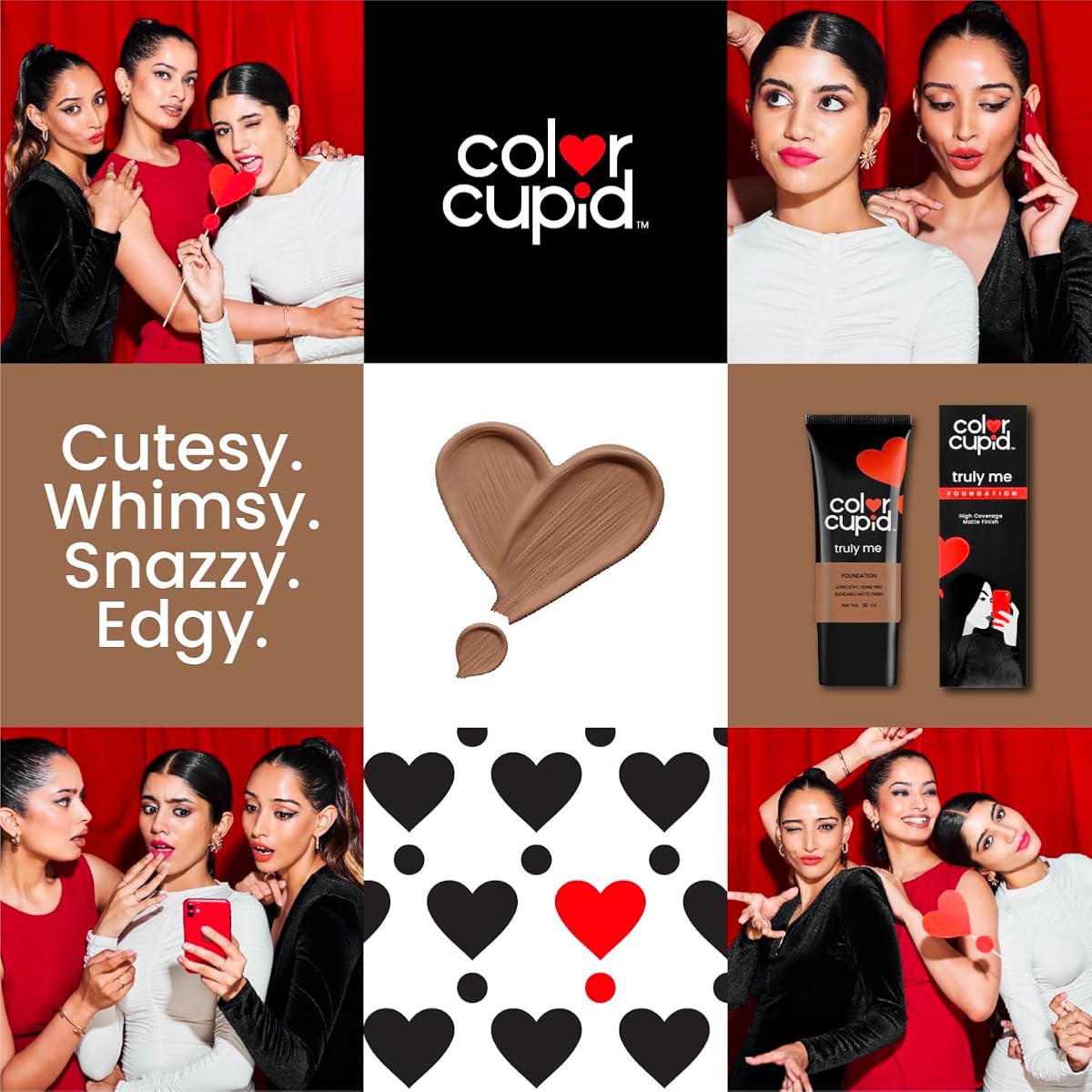 Color Cupid Foundation with Hyaluronic Acid - Toffee F04, 30ml - Image 6