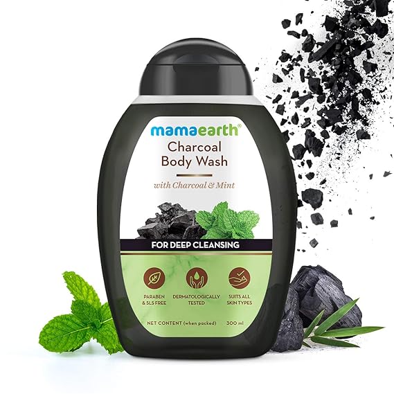Mamaearth Charcoal Body Wash - 300ml - Image 2