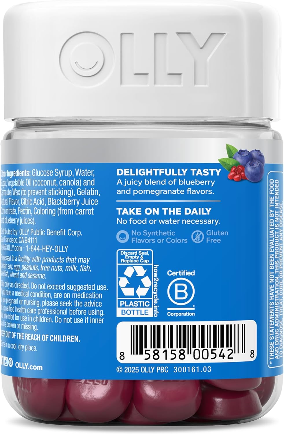 Olly Glowing Skin Gummy Beauty Supplements - 5 Count - Image 8