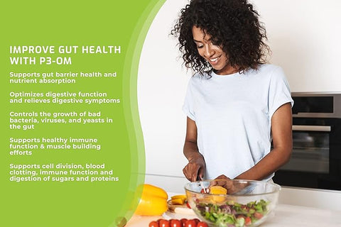 P3-OM - Probiotic and Prebiotic Supplement 120 Capsules