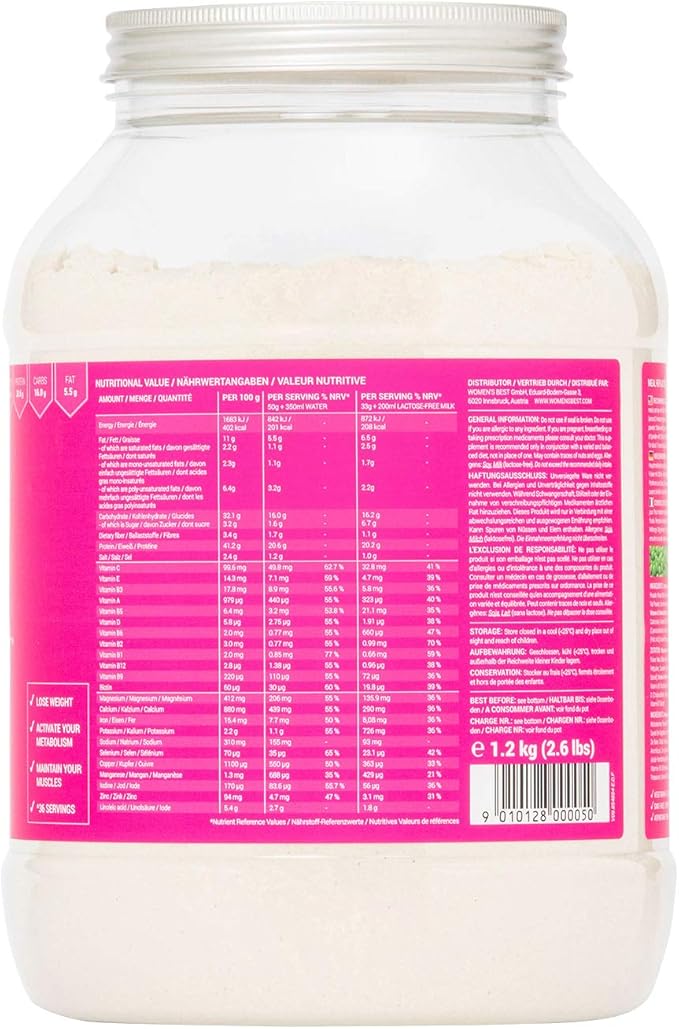 Women's Best Meal Replacement Shape Body Shake Protein Vanilla - 500g