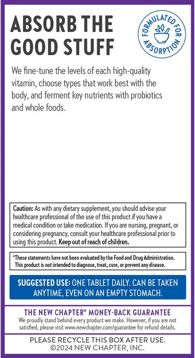 New Chapter Fermented Vitamin B Complex Capsules, 30 Count - Image 7